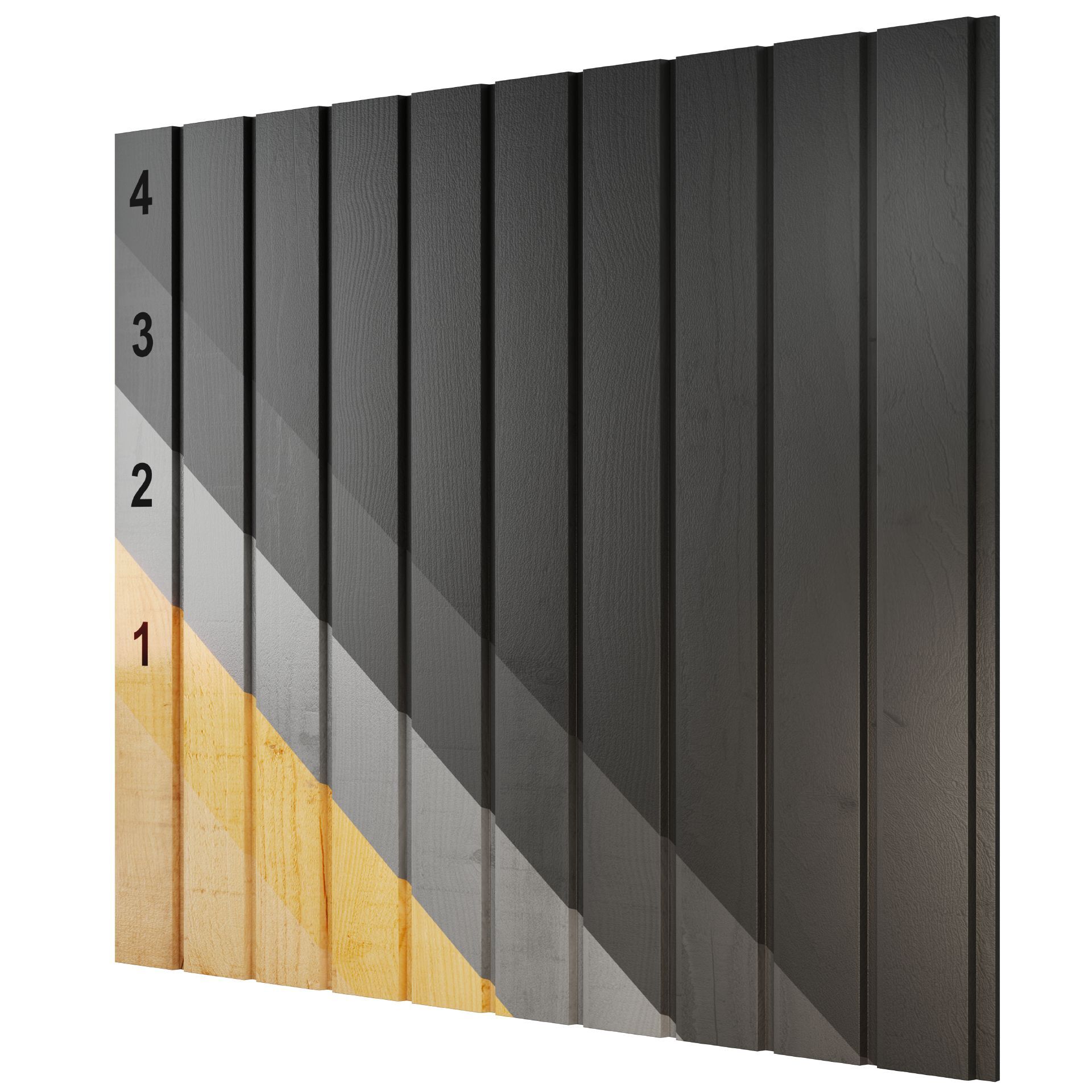 Exterior wood