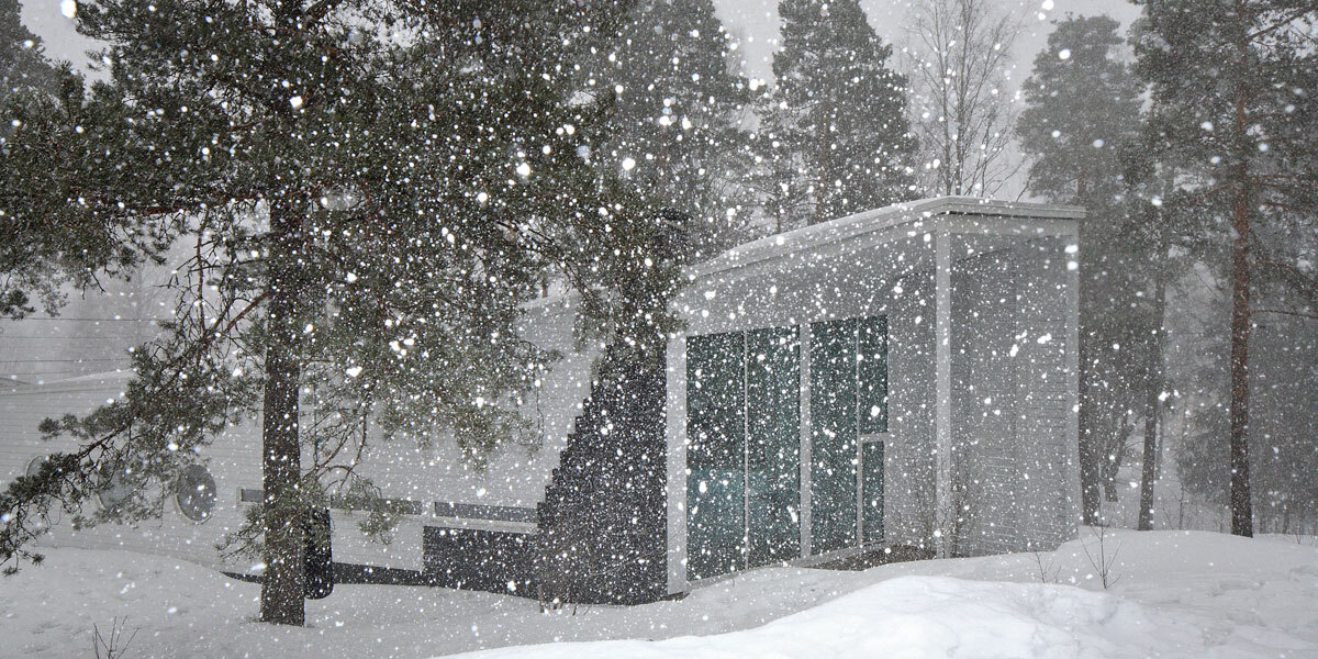 vinha in snowstorm