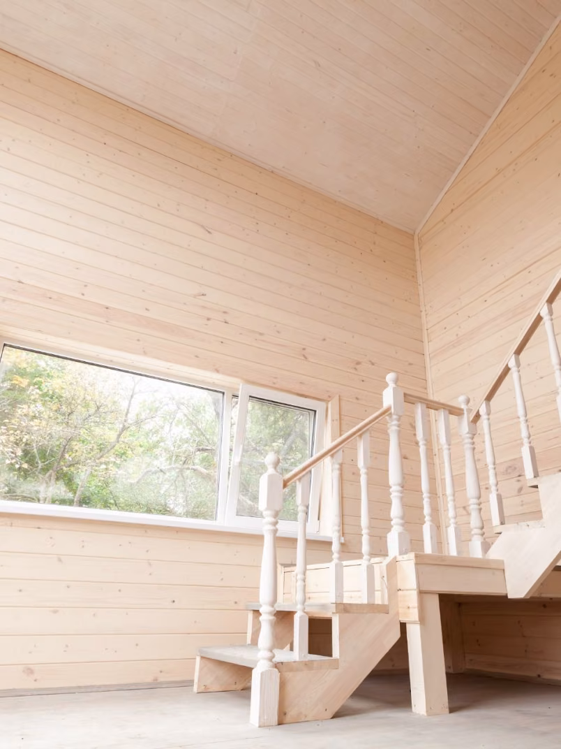 Wooden stairs