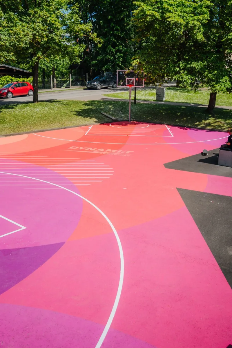 Tikkurila's support for the creation of Cēsis skate park
